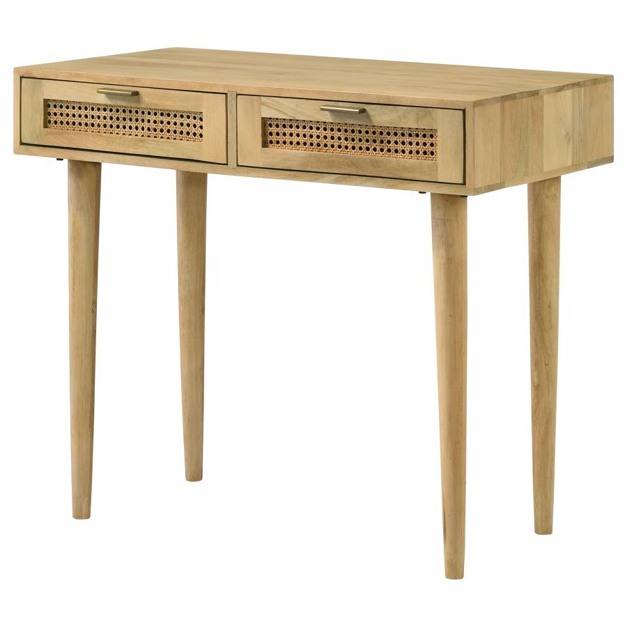 Zamora Brown Writing Desk - furniture place usa