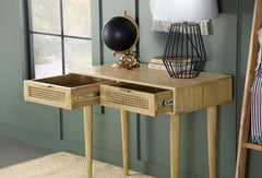 Zamora Brown Writing Desk - furniture place usa