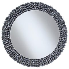 Claudette Silver Wall Mirror - furniture place usa