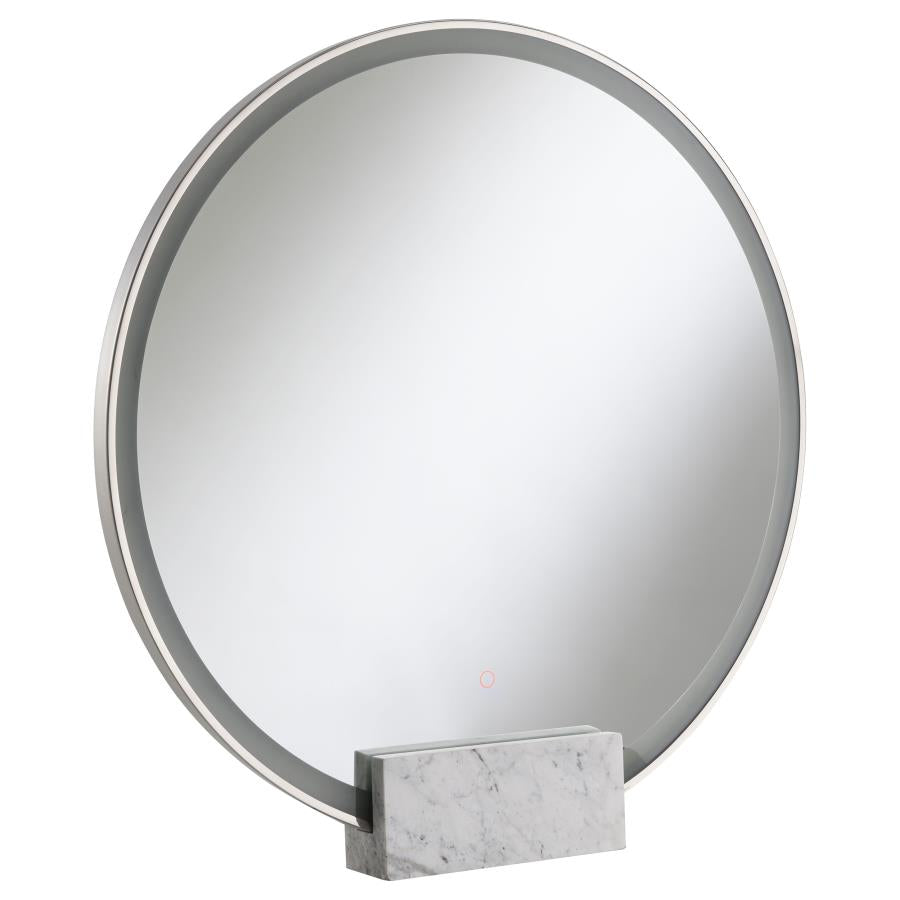 Jocelyn Silver Table Mirror - furniture place usa