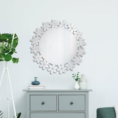 Cordelia Silver Wall Mirror - furniture place usa