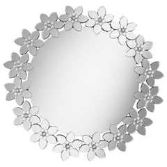 Cordelia Silver Wall Mirror - furniture place usa