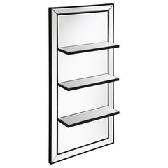 Oriel Silver Wall Mirror - furniture place usa