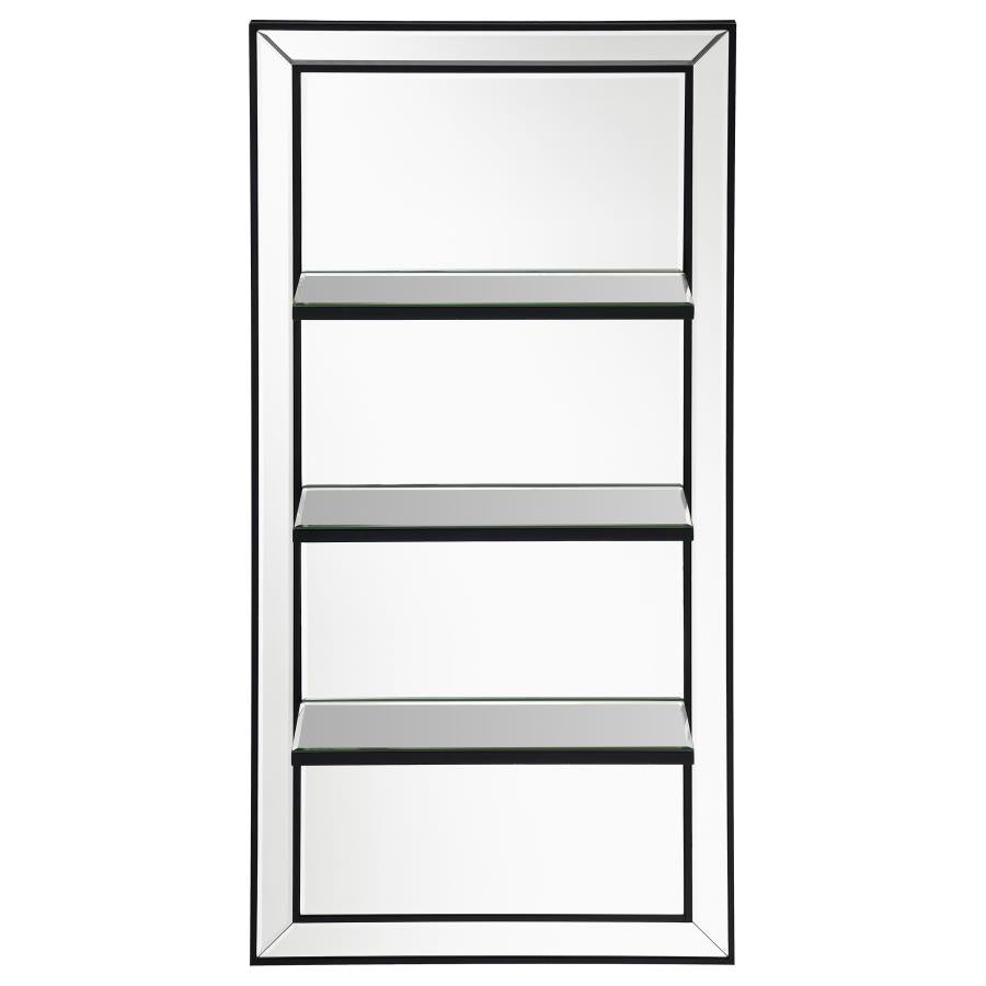 Oriel Silver Wall Mirror - furniture place usa