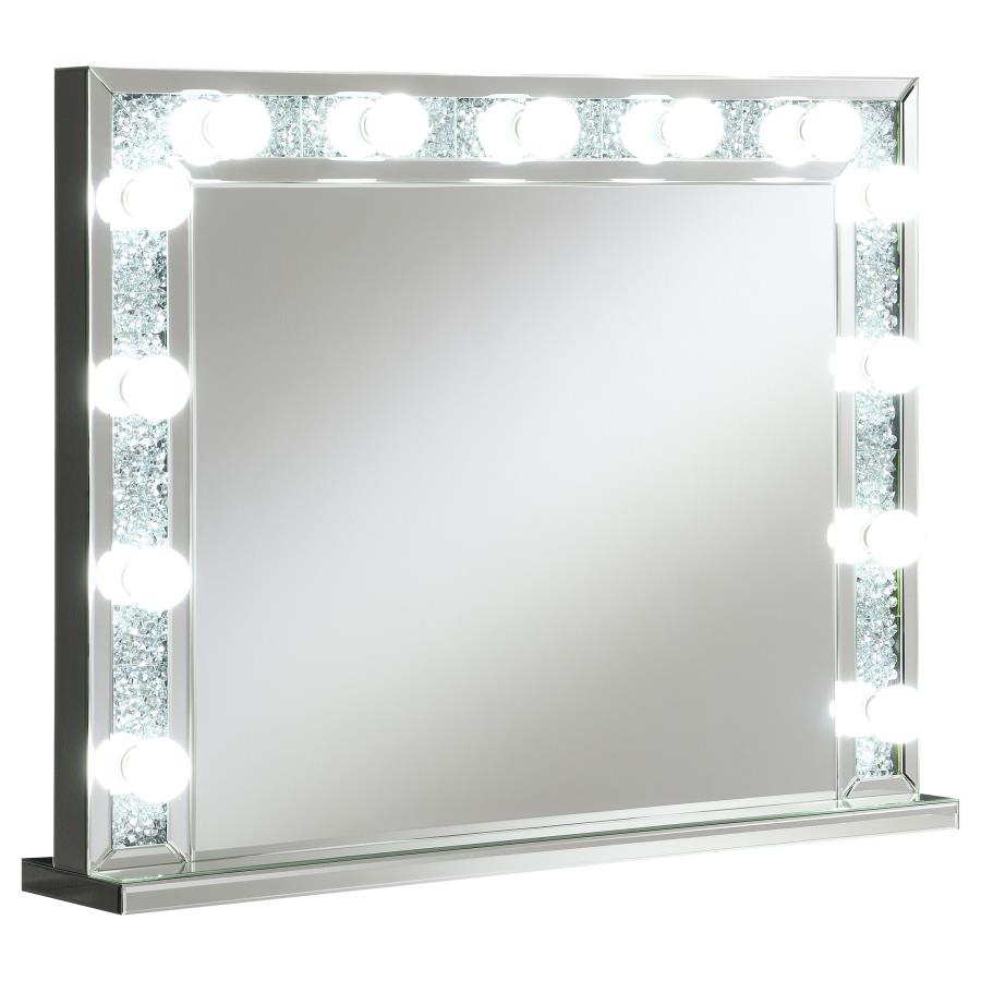 Wilmer Silver Table Mirror - furniture place usa
