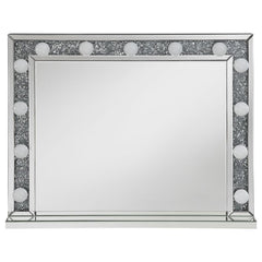 Wilmer Silver Table Mirror - furniture place usa