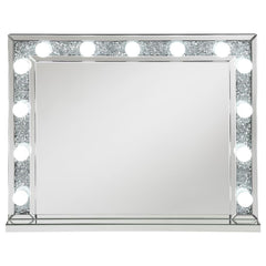 Wilmer Silver Table Mirror - furniture place usa
