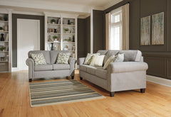 Alandari Sofa and Loveseat - furniture place usa