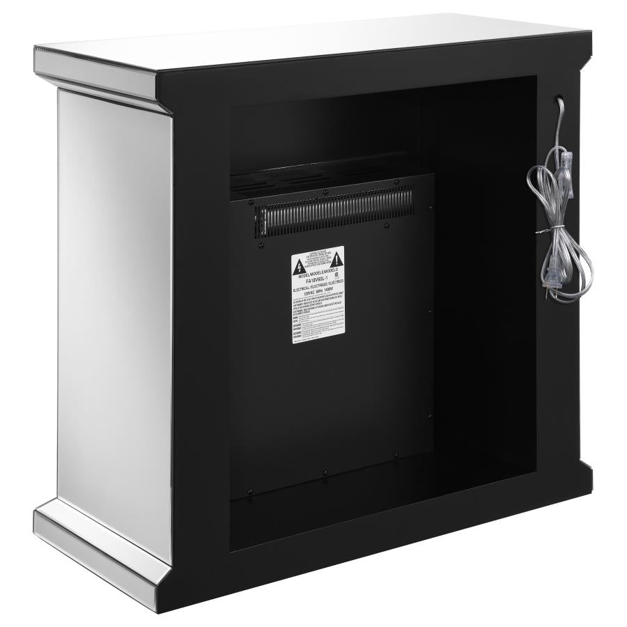 Lorelai Silver Electric Fireplace - furniture place usa
