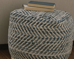 Chevron Pouf - furniture place usa