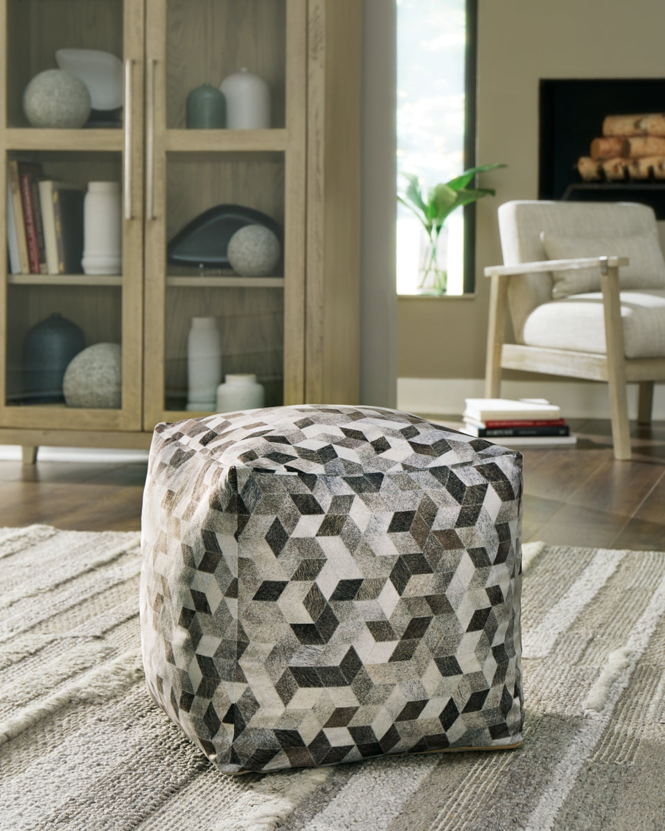 Albermarle Pouf - furniture place usa