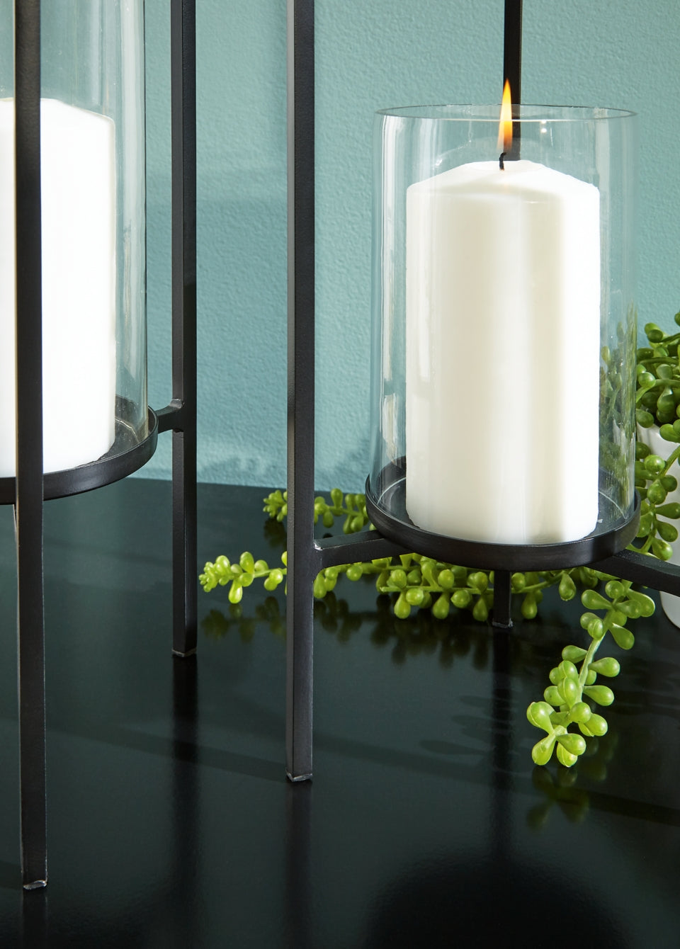 Ginette Candle Holder (Set of 2) - furniture place usa