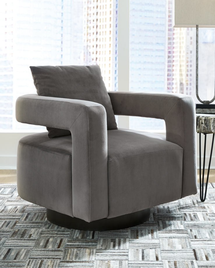 Alcoma Swivel Accent Chair - furniture place usa