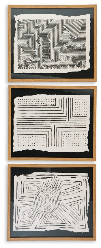 Wonderstow Wall Art (Set of 3) - furniture place usa