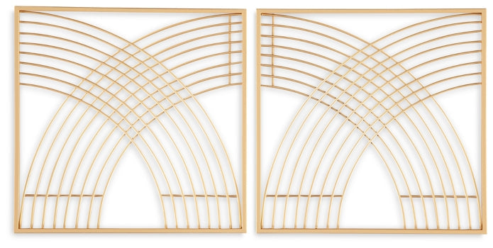 Dalkins Wall Decor (Set of 2) - furniture place usa