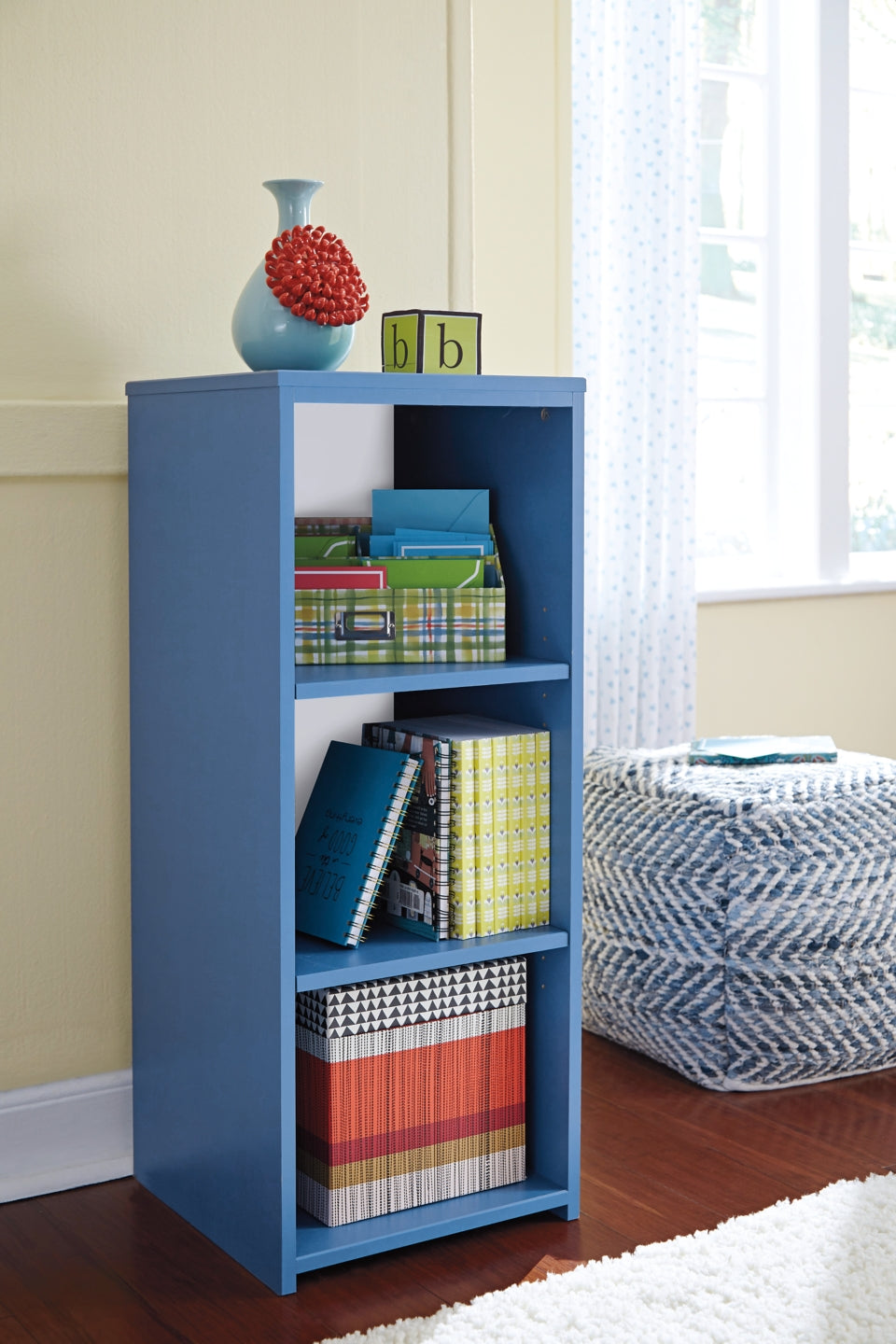 Chevron Pouf - furniture place usa