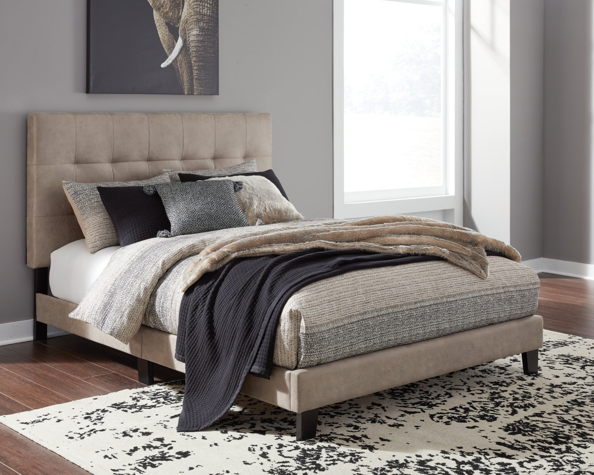 Adelloni Queen Upholstered Bed - furniture place usa