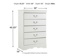 Anarasia Chest of Drawers - furniture place usa