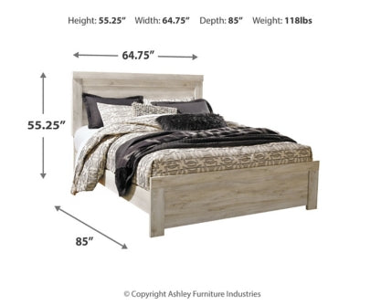 Bellaby Queen Panel Bed with Mirrored Dresser - PKG000729 - furniture place usa