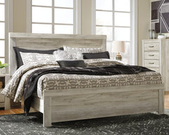 Bellaby Queen Panel Bed with Mirrored Dresser - PKG000729 - furniture place usa
