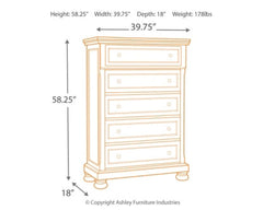 Flynnter Chest of Drawers - furniture place usa