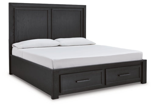 Foyland Queen Panel Storage Bed - furniture place usa