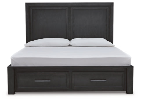 Foyland Queen Panel Storage Bed - furniture place usa