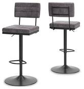 Strumford Bar Height Bar Stool (Set of 2) - furniture place usa