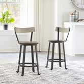 Melenski 2-Piece Bar Stool - furniture place usa