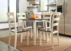 Woodanville Dining Table and 4 Chairs - furniture place usa
