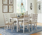 Skempton Dining Table and Chairs (Set of 7) - furniture place usa