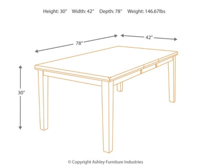 Ralene Dining Table and 8 Chairs - furniture place usa