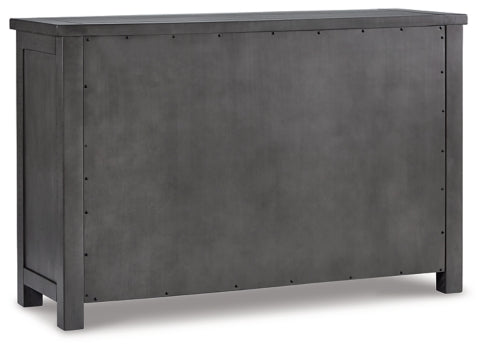 Myshanna Dining Table and 6 Chairs with Storage - furniture place usa