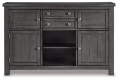 Myshanna Dining Table and 6 Chairs with Storage - furniture place usa