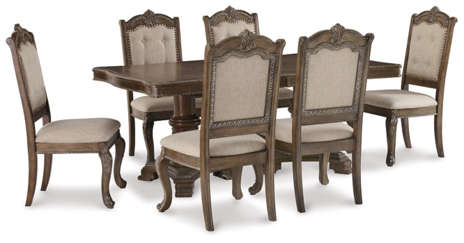 Charmond Dining Table and 6 Chairs - PKG002287 - furniture place usa