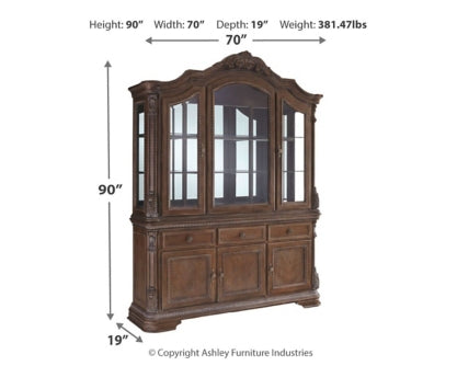 Charmond Dining Table and 6 Chairs with Storage - PKG002290 - furniture place usa