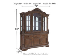 Charmond Dining Table and 6 Chairs with Storage - PKG002289 - furniture place usa