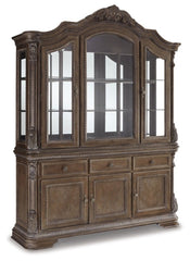 Charmond Dining Table and 8 Chairs with Storage - furniture place usa