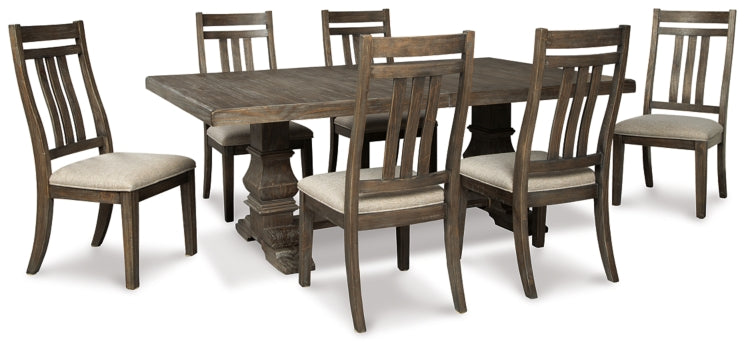 Wyndahl Dining Table and 6 Chairs - PKG002295 - furniture place usa