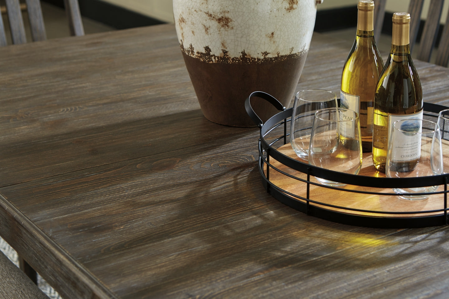 Wyndahl Dining Table and 6 Chairs - PKG002295 - furniture place usa