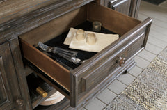 Wyndahl Dining Table and 6 Chairs with Storage - furniture place usa