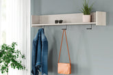 Socalle Wall Mounted Coat Rack with Shelf - furniture place usa