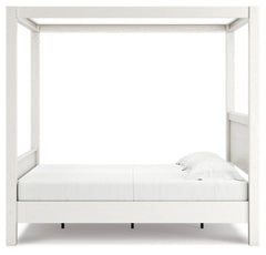 Aprilyn Queen Canopy Bed - furniture place usa