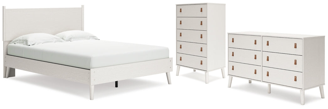 Aprilyn Queen Panel Bed with Dresser and Chest - furniture place usa