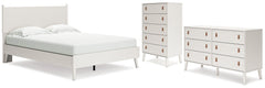 Aprilyn Queen Panel Bed with Dresser and Chest - furniture place usa