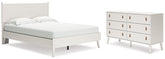 Aprilyn Queen Panel Bed with Dresser - furniture place usa