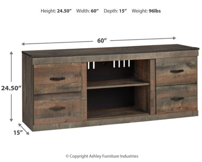 Trinell 60" TV Stand - furniture place usa