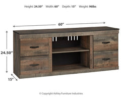 Trinell 60" TV Stand - furniture place usa