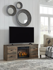 Trinell TV Stand with Electric Fireplace - furniture place usa