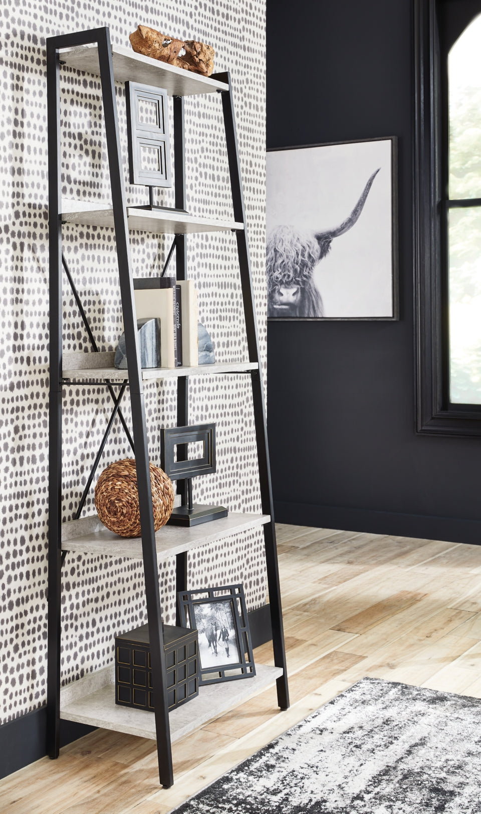 Lazabon Home Office Desk and Storage - PKG010497 - furniture place usa